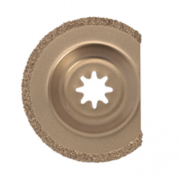 63502118016, Карбидовая сегментная дисковая пила для вырезания остатков раствора для плитки и для фрезерования щелей в штукатурке, газобетоне и аналогичных строительных материалах., Fein