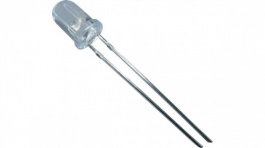 RND 135-00014, LED 3 mm round Blue, RND Components