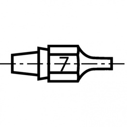 DX 117, Desoldering nozzle 1 p., Weller