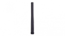 ANT-WDB-ARM-02, External WLAN Antenna, RP-SMA Plug, 2dB, 108mm, 2.4 ... 5.8GHz, Moxa