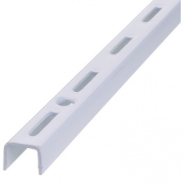10000-00028 [2 шт], Wall rail, single row, white, 1.5 m PU=2 ST, Element System