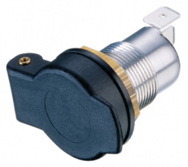 53114320, Automotive device socket 16 A Metal housing, with snap-on cover, Pro Car