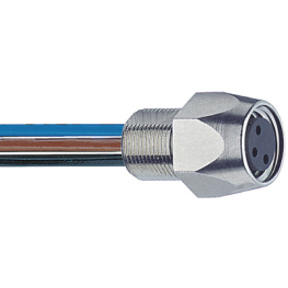 RKMF 3/0,5 M, Panel mount connector M8 + cable, Lumberg Automation (Belden brand)