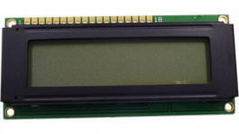 DEM 16216 FGH-P(RGB), Alphanumeric LCD Display 5.55 mm 2 x 16, Display Elektronik