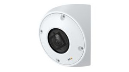 01767-001, Corner Indoor or Outdoor Camera, Fixed Dome, 1/2.5" CMOS, 125°, 2304 x 1728, White, AXIS