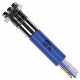 Q8F1CXXB12E, LED Indicator blue 12 VDC, APEM