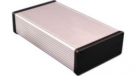 1455Q2202, Extruded Enclosure, Clear, 125 x 220 x 52 mm, Aluminium, 1455, Hammond