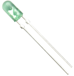 HLMP-CM1G-350DD, LED; 5мм; зеленый; 27000-59000мкд; 15°; Поверхность: выпуклая, Broadcom (Avago)