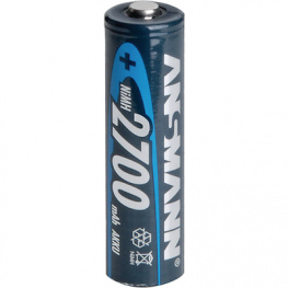 AA 2700 MAH [4 шт], NiMH rechargeable battery AA 1.2 V 2.7 Ah, Ansmann