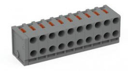 252-310, 252 Horizontal Female PCB Terminal, THT, 2 Rows, 10 Contacts, 3.5mm Pitch, Wago