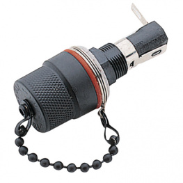 03400313Z, Гнездо; 6,3x32мм; 20А; на панель; 40?85°C; Отв: O12,9мм; 300ВAC, Littelfuse