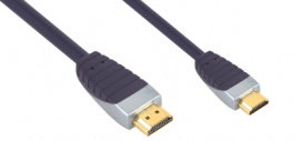 SVL1502, HDMI cable 2 m Black, Bandridge