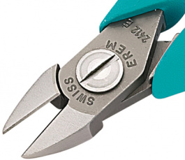 2412E, Precision Side-Cutting Pliers;130 mm with Bevel, Erem