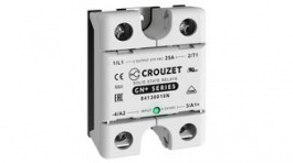 84138010N, Solid State Relay GN+, 25A, 270V, Special Zero Cross Switching, Screw Terminal, Crouzet