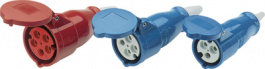 510, CEE coupler sockets blue 16 A/230 VAC, Mennekes