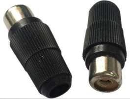 RND 205-00577, RCA connectorFemale black, RND Connect