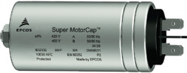 B32332I6256J080, Motor capacitor 25 uF 450 VAC, TDK-Epcos