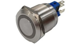 RND 210-00558, Anti-Vandal Push-Button Switch, Yellow, Momentary Function, 22 mm, IP65, RND Components