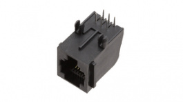 RJJU-66-147-E7V-010, Гнездо; RJ12; PIN:6; Кат:5; Конфиг.выводов:6p6c; THT; угловой, Encitech Connectors