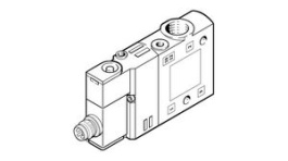 CPE14-M1CH-3GLS-1/8, Solenoid Valve, 8bar, 24VDC, 3/2, G1/8", Festo