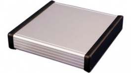 1455R1602, Extruded Enclosure, Clear, 165 x 160 x 31 mm, Aluminium, 1455, Hammond