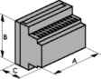 CNMB/12/KIT Enclosure DIN rail 90 x 210 x 58 mm PC