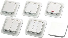 E 18 301 32, Wall switch with centre position Flush mounted 2 make contacts (NO), SCHNEIDER ELECTRIC