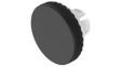 84-7121.000 Lens, Round, Black Opaque, 19.7mm