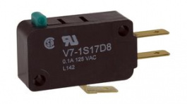 V7-1S17D8, Micro Switch 1A Plunger 1CO, Honeywell