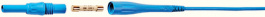 XSMF-419 150CM BLUE, Fused laboratory cable blue 150 cm CAT IV, Staubli (former Multi-Contact )