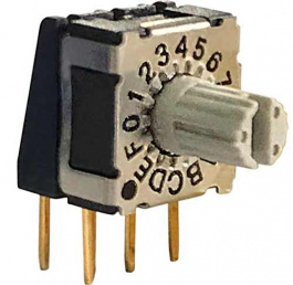 RND 210-00156, Rotary DIP switch HEX 3+3, RND Components