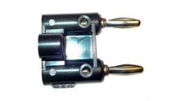 BU-00247-0, Соединительный мост; 2 вилки "банан" 4мм; 15А; черный; 41мм, MUELLER
