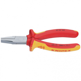 20 06 160, VDE fat-nose pliers 160 mm, Knipex
