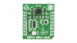 MIKROE-1577, MPU IMU Click 6-Axis Motion Tracking Development Board 3.3V, MikroElektronika