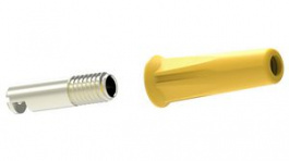 RND 350-00037, Banana Socket  diam.4mm Yellow 36A Solder, RND Lab