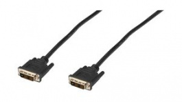 AK-320107-020-S, Video Cable, DVI-D 18 + 1-Pin Male - DVI-D 18 + 1-Pin Male 2m, DIGITUS
