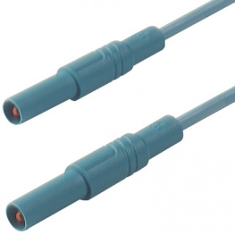 MLS GG 50/2.5 BLAU / BLUE, Safety test lead diam. 4 mm blue 50 cm CAT III, SKS Kontakttechnik