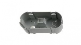 91912, Wall Box Horizontal INTEGRO Flush Mount Grey, Berker
