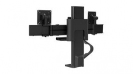 45-631-224, Desk Mount Dual Monitor Arm, 27", 100x100/75x75, 9.8kg, Black, Ergotron