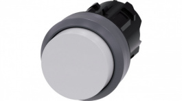 3SU1030-0BB60-0AA0, SIRIUS ACT Push-Button front element Metal, matte, white, Siemens
