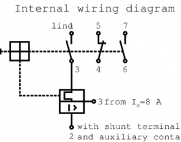 3400-P10-H-SI-5A, Thermal-magnetic circuit-breaker 5 A, ETA