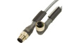 DR04AW105 SL357 Соединительный кабель; M12; PIN: 4; 3м; вилка; 250ВAC; 2,5А; IP67