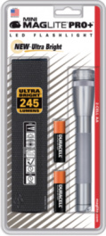 MINI MAGLITE PRO+ GREY, LED LED torch 245 lm grey, MagLite