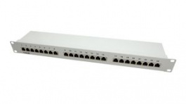 26.99.0329, Patch Panel, Cat.5e, 24x RJ45, 19", Value