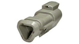 DT04-3P-CE04, Housing, Plug, 1 Rows, 3 Poles, Grey, Deutsch / TE