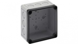 10600501, Plastic Enclosure With Metric Knockouts, 130 x 130 x 75 mm, Polystyrene, IP66, G, Spelsberg