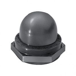 N5040R, Sealing boot 4.76 x 5.16 mm 1/4-40 NS grey, APM Hexseal
