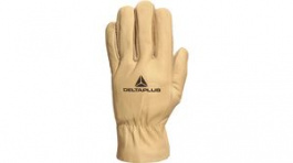 FIB4909, Water-Repellent Leather Glove Size=9 Beige, Delta Plus