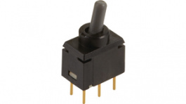 G22AP, Переключатель: тумблер; Пол: 2; DPDT; ON-ON; 0,1A/28ВAC; 0,1A/28ВDC, NKK Switches (NIKKAI, Nihon)