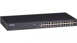LPB2926A, Industrial Gigabit Ethernet PoE Switch 24x 10/100/1000 RJ45 / 2x SFP, Black Box
